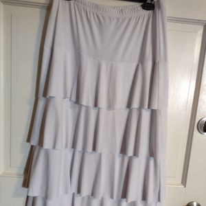 Off White ruffle skirt